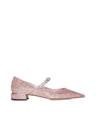 Jimmy Choo Flat Shoes In Pink