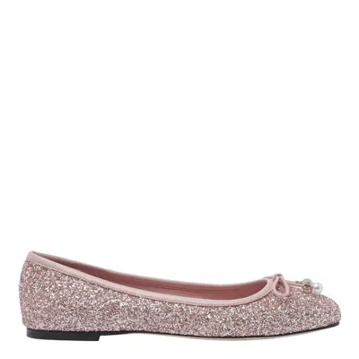 Jimmy Choo Flat Shoes In Pink