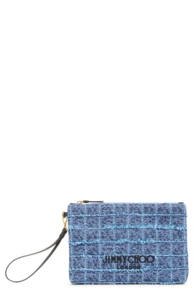 Jimmy Choo Flat Zip Pouch