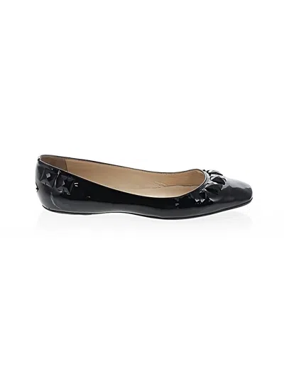 Pre-owned Jimmy Choo Flats In Black