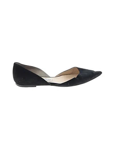 Pre-owned Jimmy Choo Flats In Black