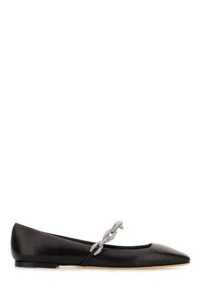 Jimmy Choo Flats In Black