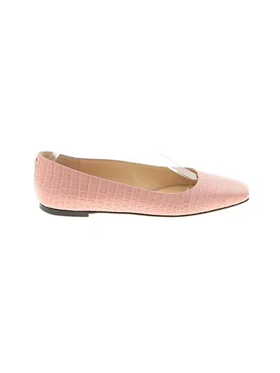 Pre-owned Jimmy Choo Flats In Pink