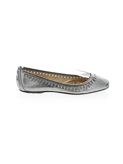 Pre-owned Jimmy Choo Flats In Silver