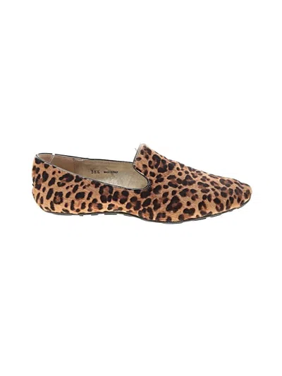 Pre-owned Jimmy Choo Flats In Tan