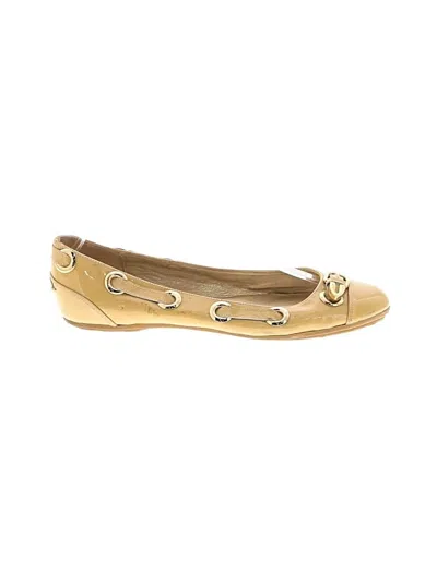 Pre-owned Jimmy Choo Flats In Yellow