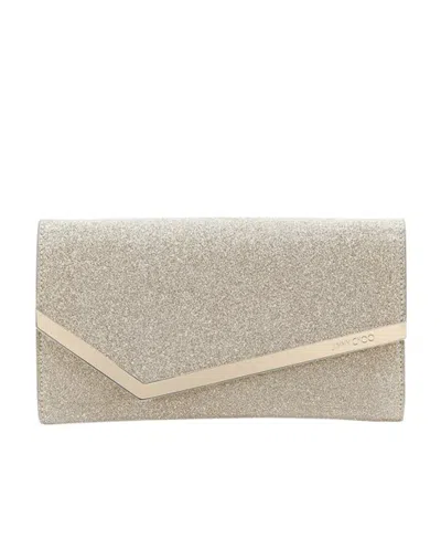 Jimmy Choo Flip Design Shoulder Bag In Nude