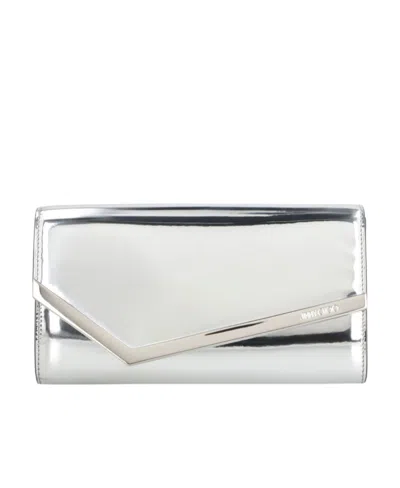 Jimmy Choo Flip Shoulder Bag In White