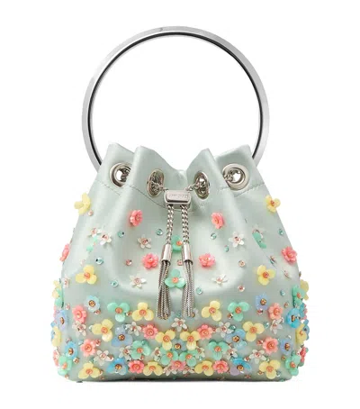 Jimmy Choo Floral Bon Bon Top-handle Bag