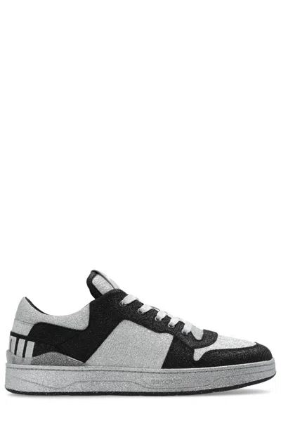 Jimmy Choo Florent Logo-patch Sneakers In Multi