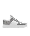 Jimmy Choo Florent Leather Sneakers In White