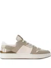Jimmy Choo Florent Suede-panelled Sneakers In Neutral
