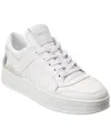 Jimmy Choo Florent/f Leather Sneaker In White