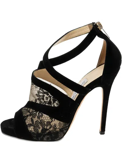Pre-owned Jimmy Choo Flyte Laced Sandals