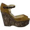 Jimmy Choo Folly Platform Wedge In Multicolor Suede In Multi
