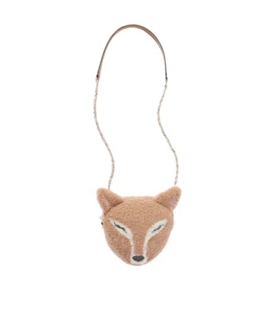 Jimmy Choo Fox-shaped Shoulder Bag In Brown