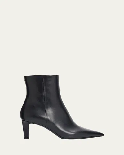 Jimmy Choo Frankie 65mm Leather Ankle Boots In Black