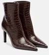 Jimmy Choo Frankie 85 Leather Ankle Boots In Multi