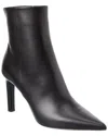 Jimmy Choo Frankie Ab 85 Leather Bootie In Black