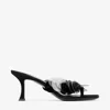 Jimmy Choo Freja 70 Suede Heeled Sandals In Black