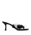 Jimmy Choo Freja 70 Suede Heeled Sandals In Black