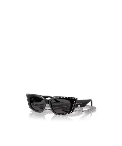 Jimmy Choo Full Frame Sunglasses In Black
