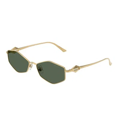 JIMMY CHOO JIMMY CHOO EYEWEAR ZOEY GEOMETRIC FRAME SUNGLASSES