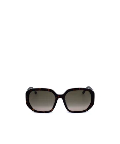 Jimmy Choo Full Frame Sunglasses In Black