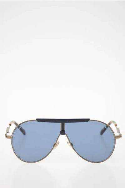 Jimmy Choo Full Rim Universal Fit Sunglasses In Blue