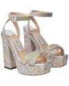 Jimmy Choo Gaia 140mm Platform Sandals In Multi