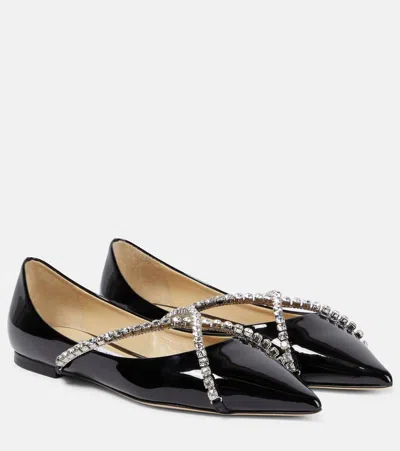 Jimmy Choo Black Flat Shoes