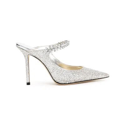 Jimmy Choo Genuine Leather Pumps In Gray