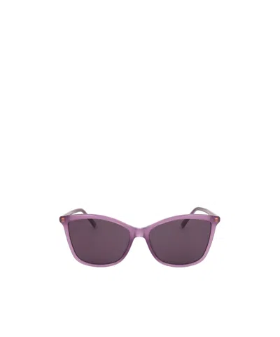 Jimmy Choo Geometric Frame Sunglasses In Black