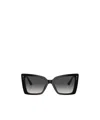 Jimmy Choo Womens Black Jc5001b Square-frame Acetate Sunglasses In Black