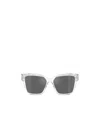 Jimmy Choo Womens Clear Jc5003 Butterfly-frame Acetate Sunglasses In Black