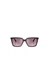 Jimmy Choo Geometric Frame Sunglasses In Multi