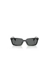 Jimmy Choo 55mm Rectangular Sunglasses In Black