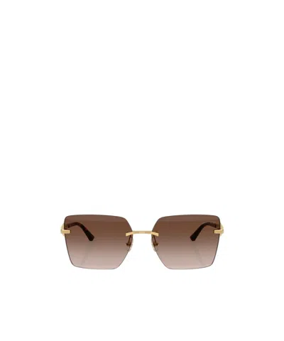 Jimmy Choo Geometric Sunglasses In Brown
