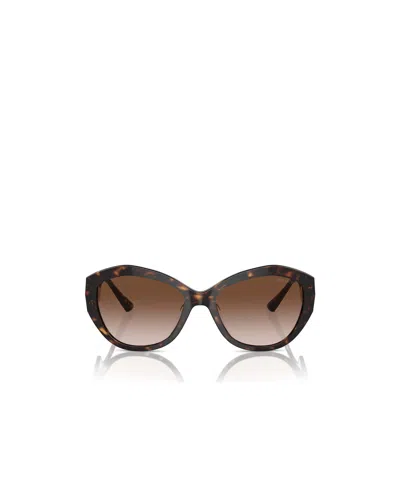 Jimmy Choo Geometric Sunglasses In Brown