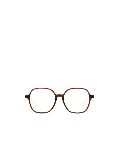 Jimmy Choo Geometrically Framed Flat Mirror In Brown