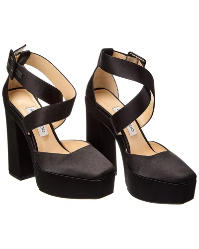 JIMMY CHOO JIMMY CHOO GIAN 140 LEATHER PUMP (AUTHENTIC PRE-OWNED)