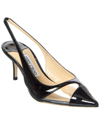 JIMMY CHOO GINNIE 65 LEATHER SLINGBACK PUMP