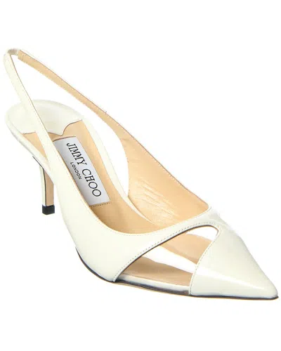 JIMMY CHOO GINNIE 65 LEATHER SLINGBACK PUMP