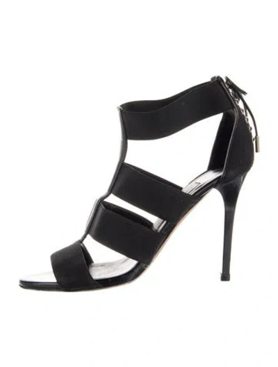 Pre-owned Jimmy Choo Gladiator Sandals In Black