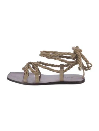 Pre-owned Jimmy Choo Gladiator Sandals In Brown