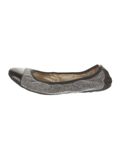 Pre-owned Jimmy Choo Glitter Accents Ballet Flats In Multi