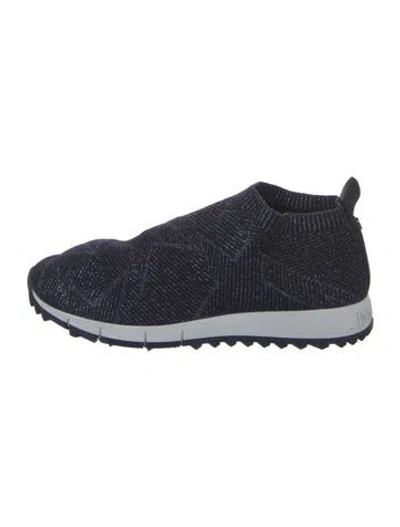 Pre-owned Jimmy Choo Glitter Accents Sneakers