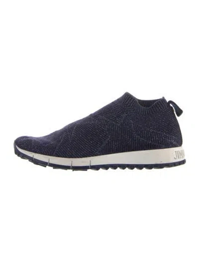 Pre-owned Jimmy Choo Glitter Accents Sneakers