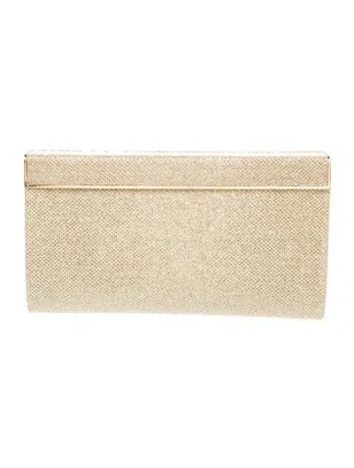Pre-owned Jimmy Choo Glitter Cayla In Gold/metallic