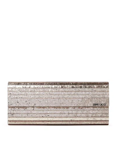 Jimmy Choo Glitter Clutch Bag In Multi